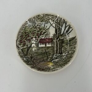 Johnson Brothers FRIENDLY VILLAGE 4 1/8" Coaster The Old Mill - Made in England